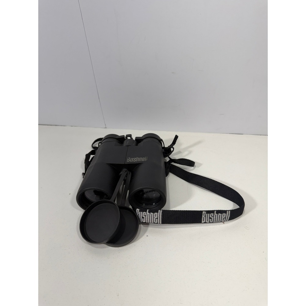 Bushnell 21-1242 Waterproof Binoculars 225FT FOV @ 1000YDS Black with Strap